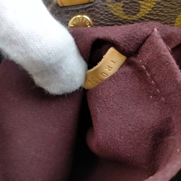 093642AV (S6) Louis Vuitton Hand Bag Montaigne MM Brown Monogram - Picture 8 of 9